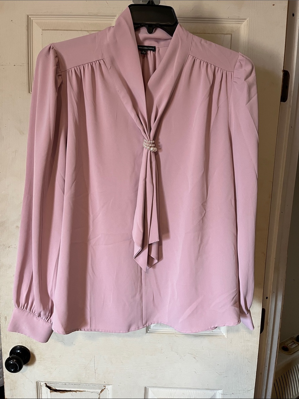 Women’s Adrianna Papell, size XL, sheer blouse.